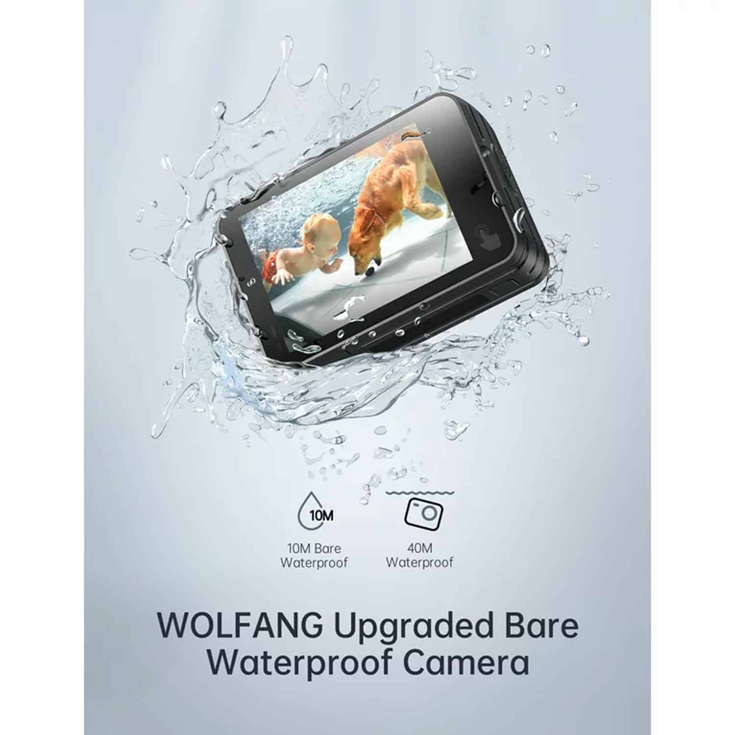 WOLFANG GA420 Action Camera 4K 60FPS 24MP - Image 3